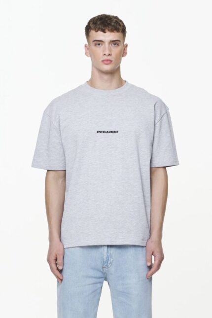 Pegador Alamo Colne Grey Melange T-Shirt