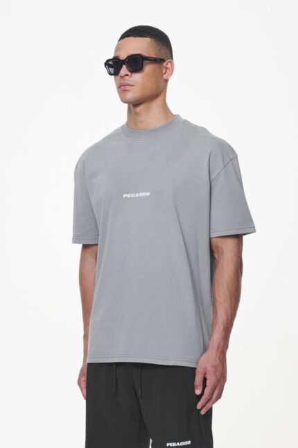 Pegador Alamo Heavy Cool Grey Melange T-Shirt