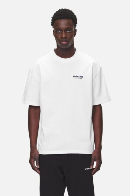 Pegador Alamo Oversized Washed White T-Shirt