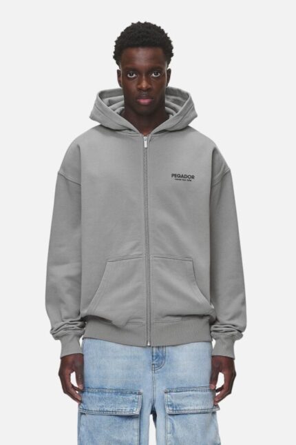 Pegador Alamo Sweat Washed Grey Jacket